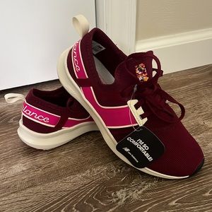New Balance Women's FuelCore Nergize Sport V1 Sneaker, Garnet/Pink Glo